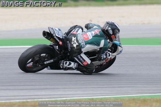 2010-06-26 Misano 1064 Rio - Supersport - Free Practice - David Salom - Triumph Daytona 675